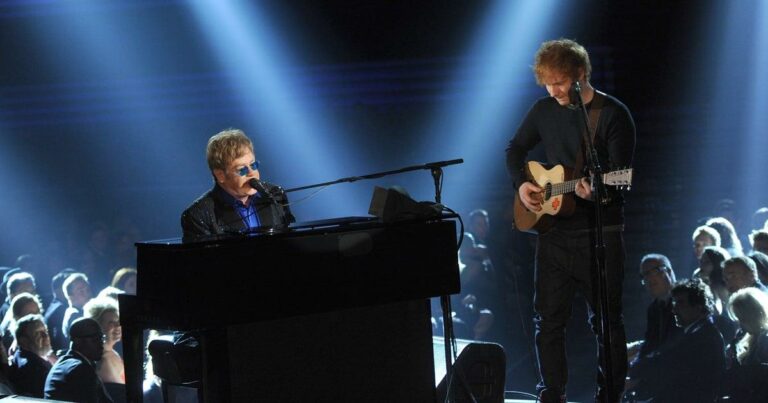 Ed Sheeran und Elton John haben ihr neues Weihnachtslied gehänselt