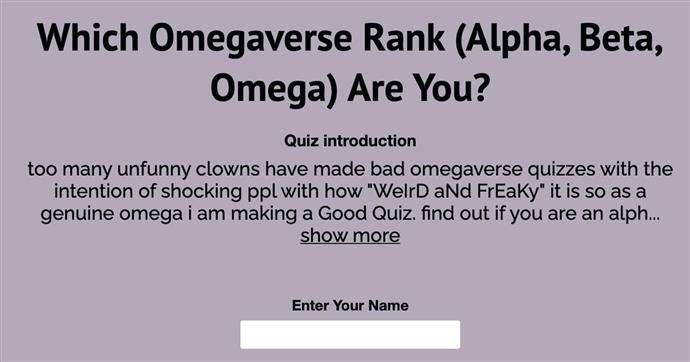 Omegaverse test